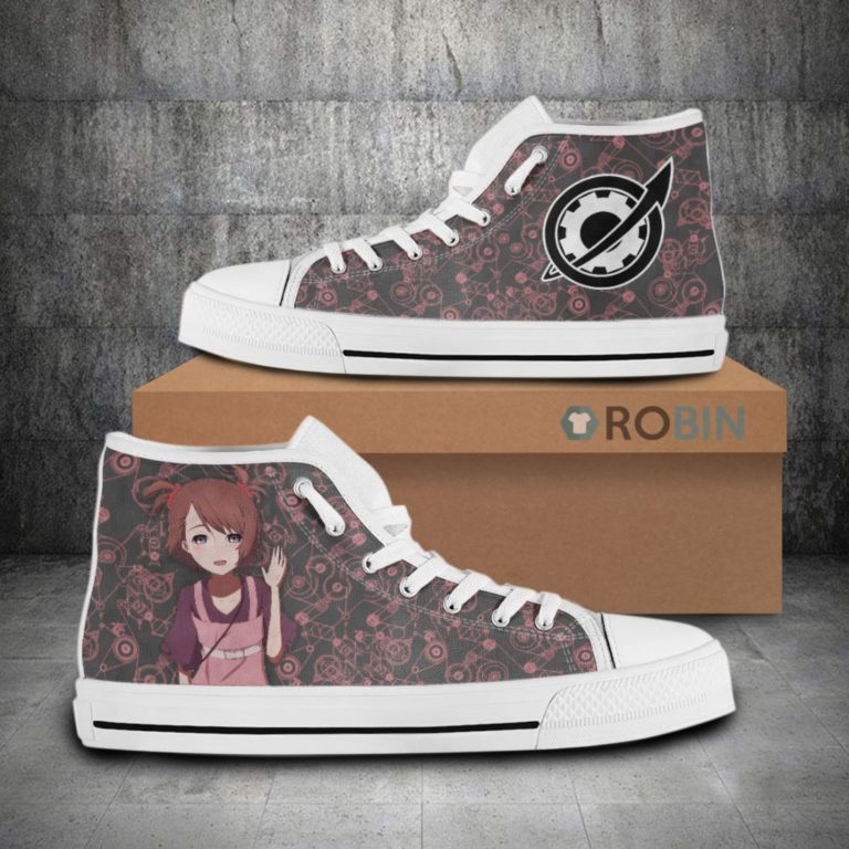 Nae Tennouji Steins;Gate Anime Canvas High Top Shoes (Kid and Adult size available)