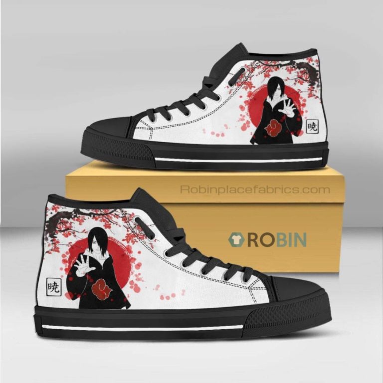 Nagato Akatsuki Naruto Anime Canvas High Top Shoes