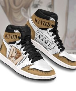 Nami Wanted JD Sneakers Custom One Piece Anime Shoes Nami Wanted JD Sneakers Custom One Piece Anime Shoes