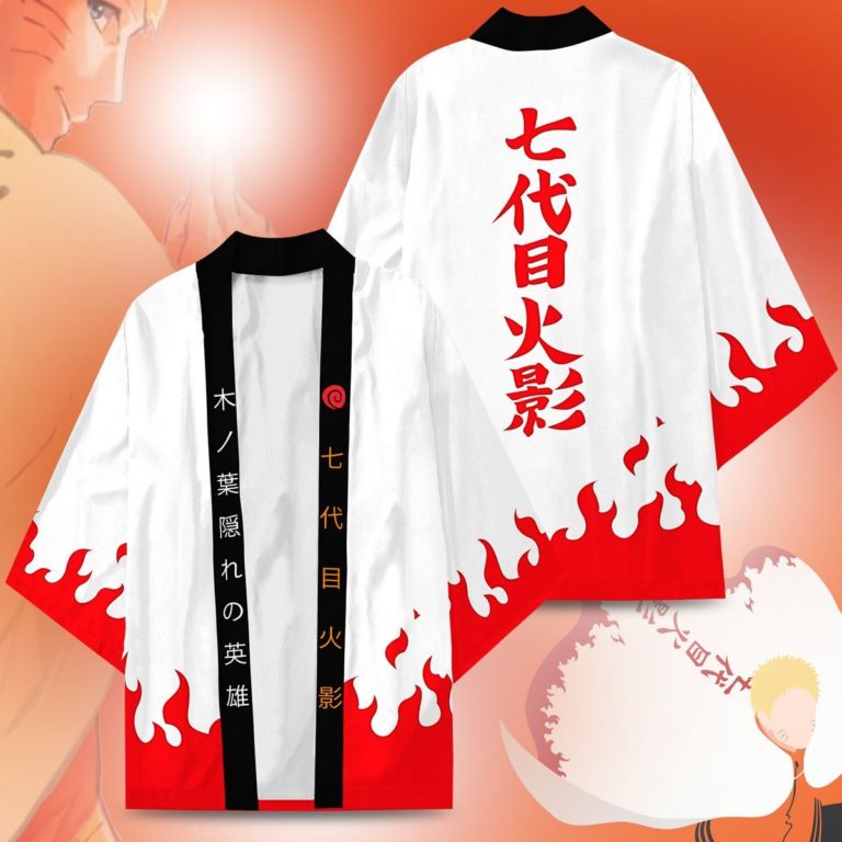 Naruto Hokage AOP Kimono Cardigan