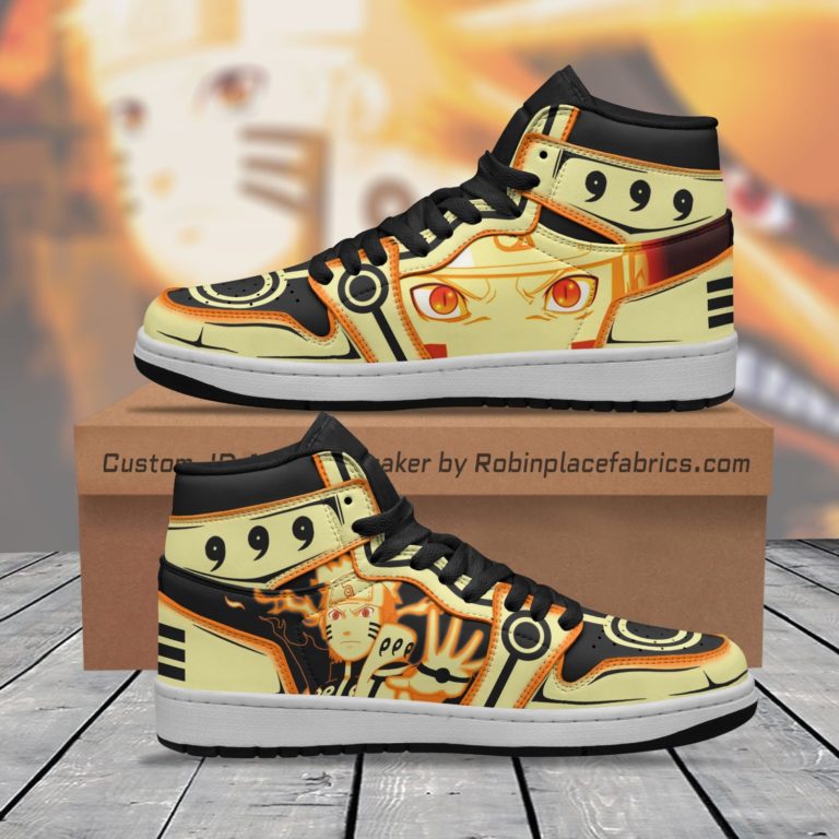 Naruto JD Sneakers Custom Sage Of The Six Paths Mode Anime Shoes
