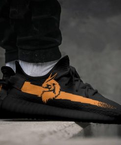 Naruto Kurama Mode Naruto Custom Yeezy Shoes