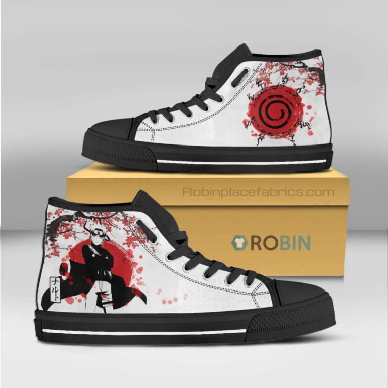 Naruto Naruto Anime Custom Canvas High Top Shoes