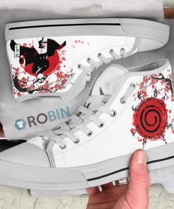 Naruto Naruto Anime Custom Canvas High Top Shoes