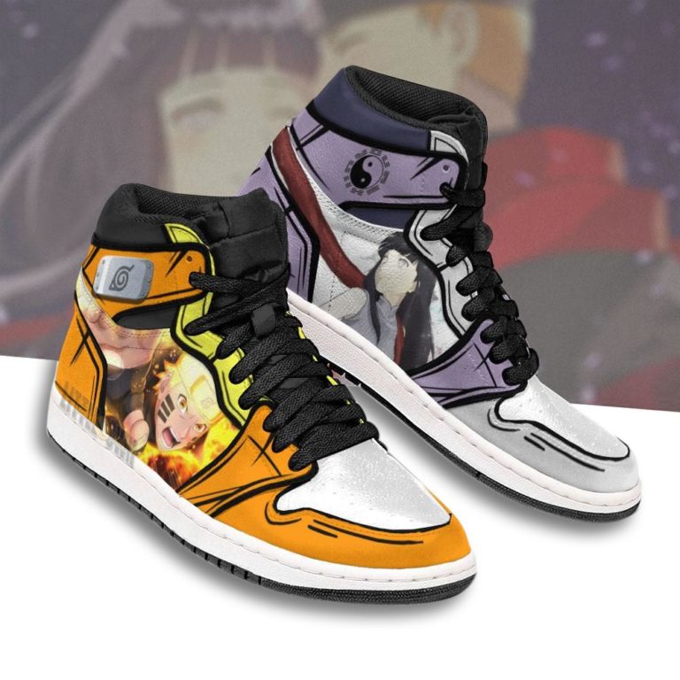 Naruto X Hinata JD Sneakers Custom Naruto Anime Shoes