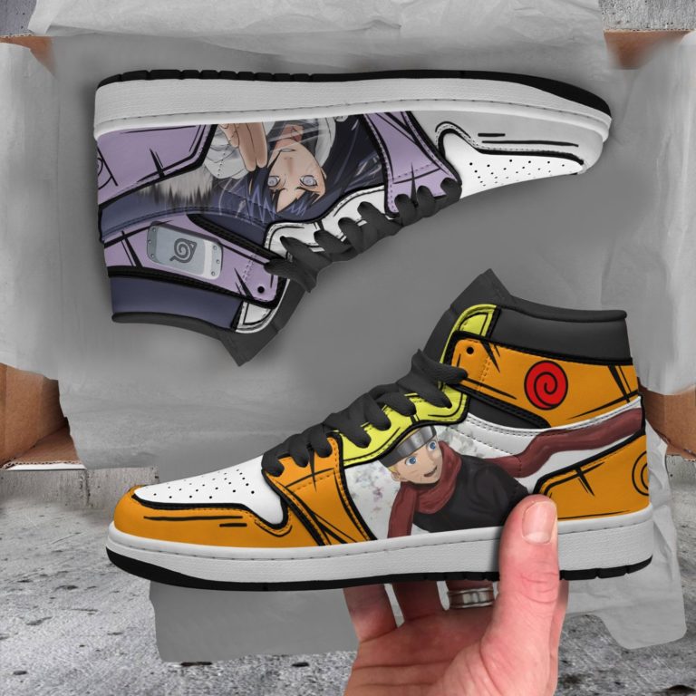 Naruto X Hinato 3d Aop JD 1 High Sneakers