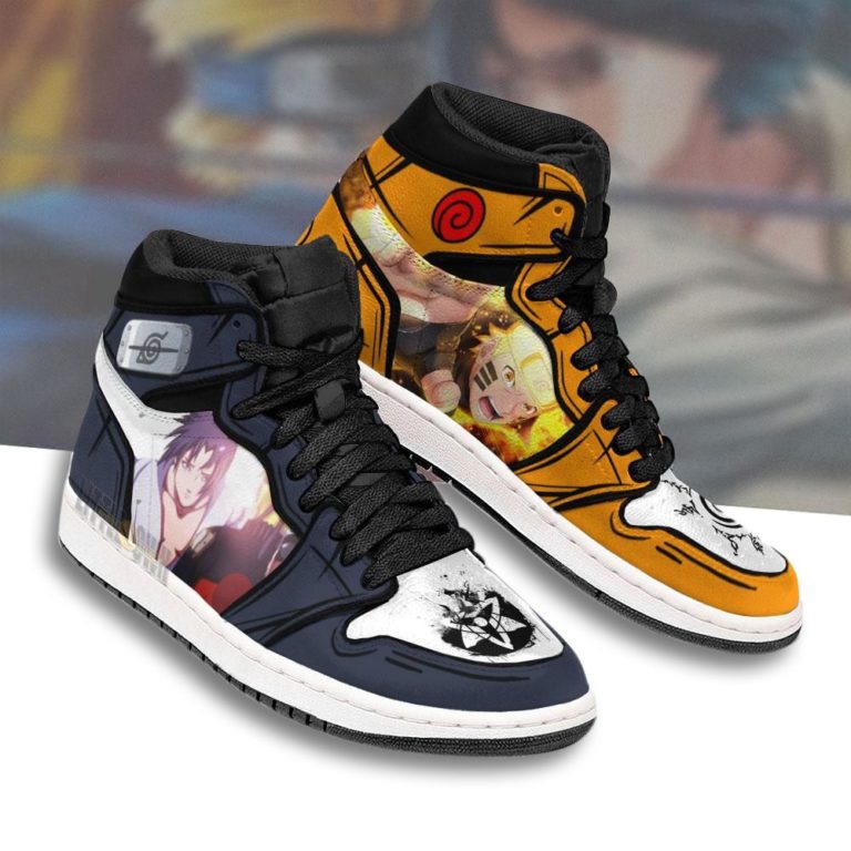 Naruto X Sasuke 3d Aop JD 1 High Sneakers