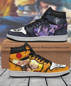 Naruto X Sasuke JD Sneakers Custom Naruto Anime Shoes Naruto X Sasuke JD Sneakers Custom Naruto Anime Shoes