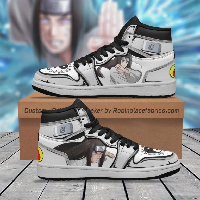 Neji Hyuga JD Sneakers Custom Naruto Anime Shoes