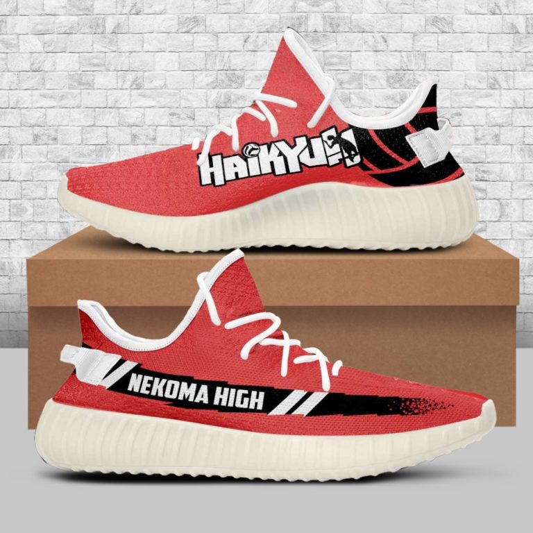 Nekoma High Haikyuu Custom Yeezy Shoes