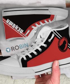 Nekoma Symbol Haikyuu Anime Canvas High Top Shoes