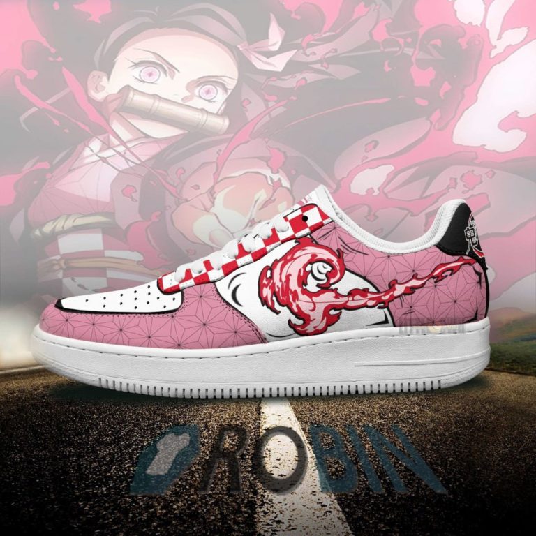 Nezuko Air Forces Shoes Custom Anime Sneakers Demon Slayers