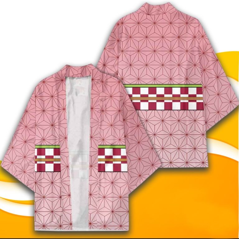 Nezuko Kimono Uniform Anime Demon Slayer Kimono Cardigan