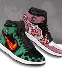 Nezuko X Tanjiro JD Sneakers Custom Breathing Demon Slayer Anime Shoes Nezuko X Tanjiro JD Sneakers Custom Breathing Demon Slayer Anime Shoes
