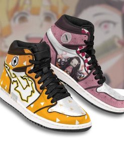 Nezuko X Zenitsu JD Sneakers Custom Demon Slayer Anime Shoes Nezuko X Zenitsu JD Sneakers Custom Demon Slayer Anime Shoes