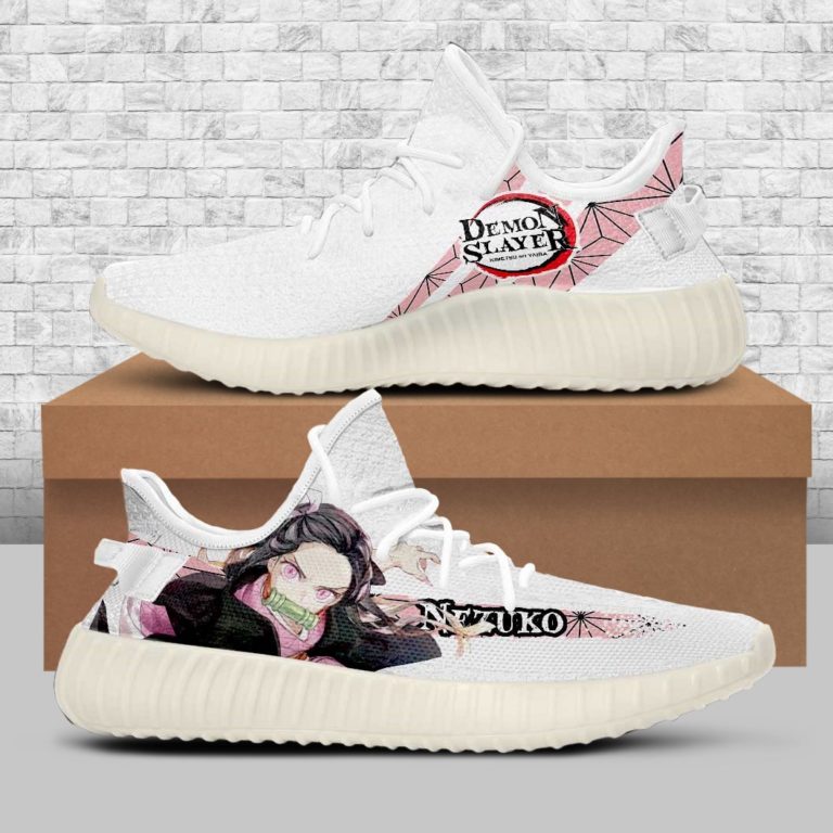 Nezuko Yeezy Custom Anime Demon Slayer Sneakers