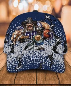 NFL Dallas Cowboys Mascot 3D Print Cap, Hat NFL Dallas Cowboys Mascot 3D Print Cap, Hat