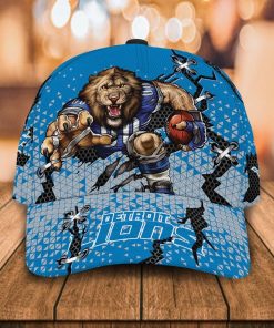 NFL Detroit Lions Mascot 3D Print Cap, Hat