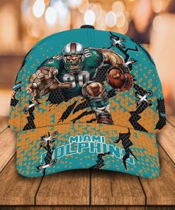 NFL Miami Dolphins Mascot AOP Cap, Hat