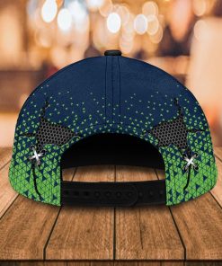 NFL Seattle Seahawks Mascot 3D Print Cap, Hat NFL Seattle Seahawks Mascot 3D Print Cap, Hat