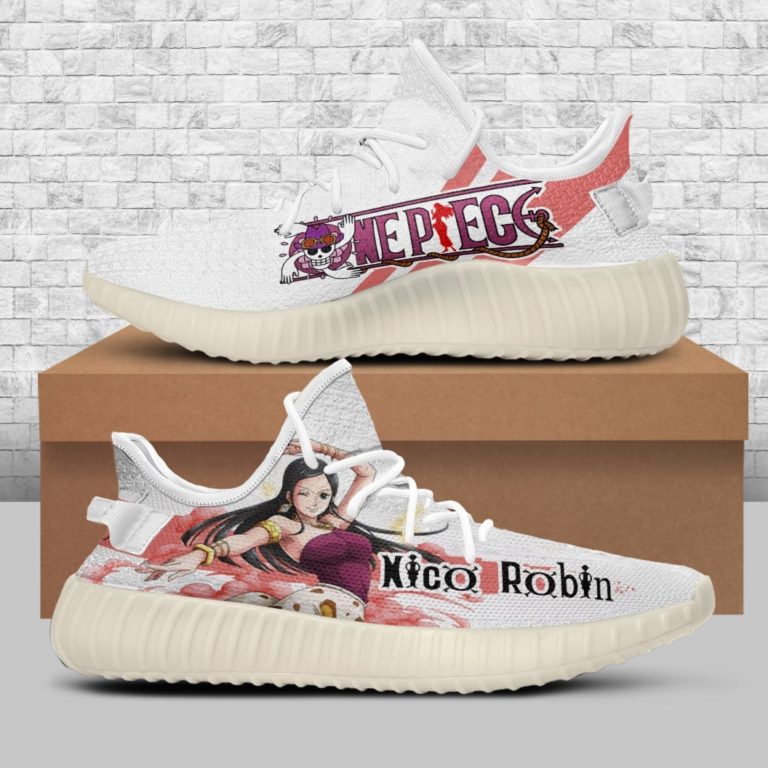 Nico Robin Shoes One Piece Custom Yeezy Sneakers