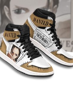 Nico Robin Wanted Custom Jordan 1 Sneakers Nico Robin Wanted Custom Jordan 1 Sneakers
