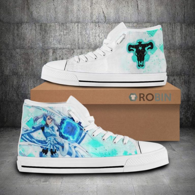 Noelle Silva Black Clover Anime Canvas High Top Shoes