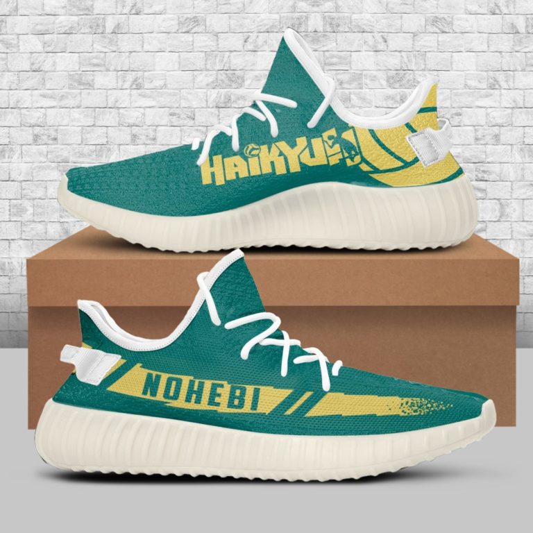 Nohebi Academy Haikyuu Custom Yeezy Sneakers