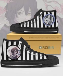 Obanai Iguro Demon Slayer Anime High Top Canvas Shoes