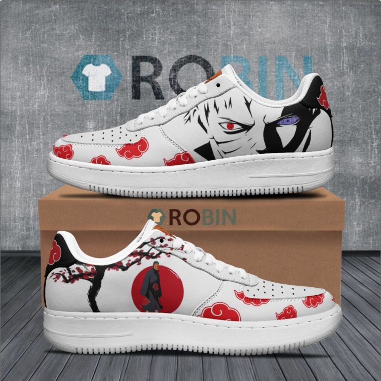 Obito Air Forces Naruto Shoes Uchiha Custom Anime Sneakers