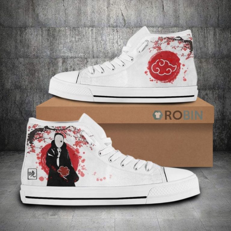 Akatsuki Obito High Top Canvas Shoes