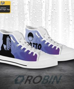 Obito Naruto Anime Canvas High Top Shoes