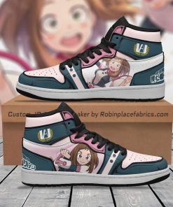 Ochaco Uraraka JD Sneakers Custom My Hero Academia Anime Shoes Ochaco Uraraka JD Sneakers Custom My Hero Academia Anime Shoes