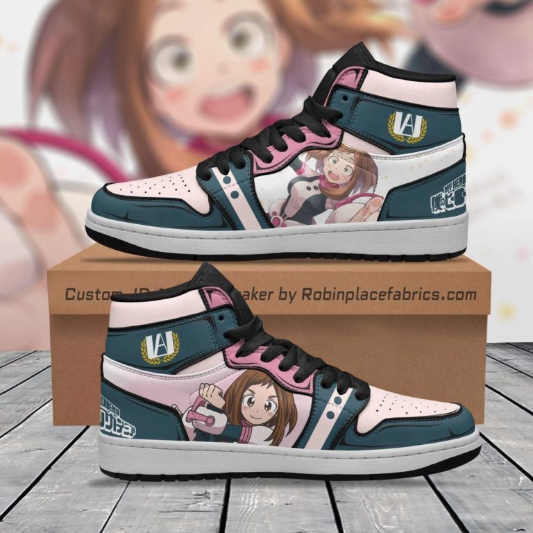 Ochaco Uraraka JD Sneakers Custom My Hero Academia Anime Shoes