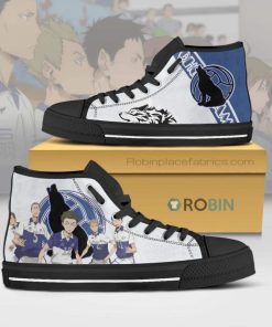 Ohgiminami Team Members Haikyuu!! Anime Canvas High Top Shoes (Kid and Adult size available)