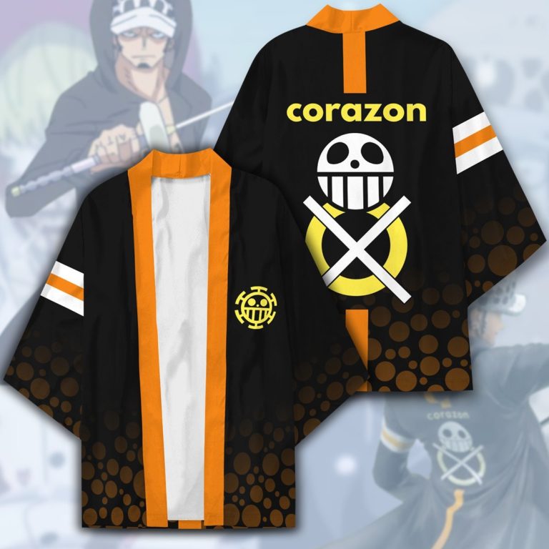 One Piece Corazon AOP Kimono Cardigan Cardigan