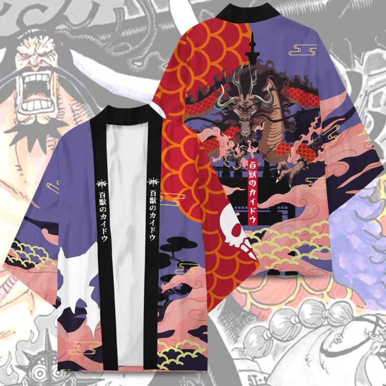 One Piece Kaido AOP Kimono Cardigan