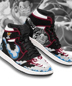 One Piece Monkey D Luffy Gear 4 Sneakers Anime Jordans One Piece Monkey D Luffy Gear 4 Sneakers Anime Jordans