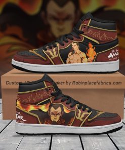 Ozai Avatar The Last Airbender Custom Jordan 1 High Sneakers Ozai Avatar The Last Airbender Custom Jordan 1 High Sneakers