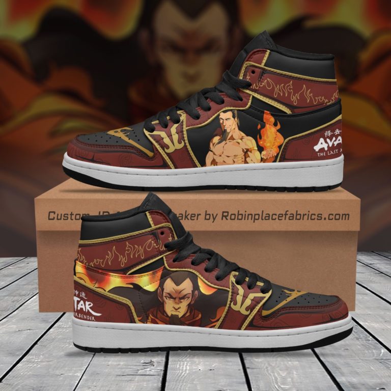 Ozai Avatar The Last Airbender Custom Jordan 1 High Sneakers