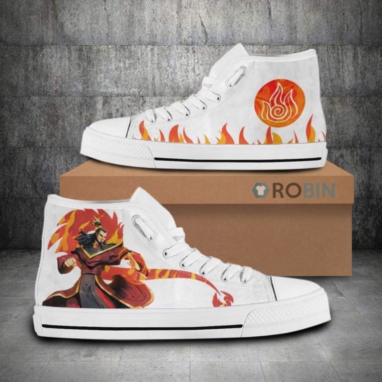 Ozai Avatar The Last Airbender Anime Canvas High Top Shoes