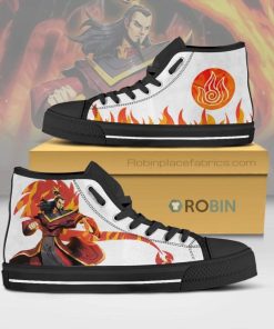 Ozai Avatar The Last Airbender Anime Canvas High Top Shoes