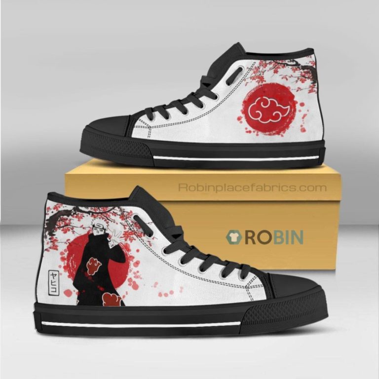 Pain Akatsuki Canvas High Top Shoes (Kid and Adult size available)
