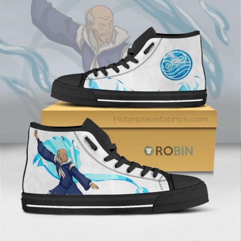 Pakku Avatar The Last Airbender Anime Canvas High Top Shoes