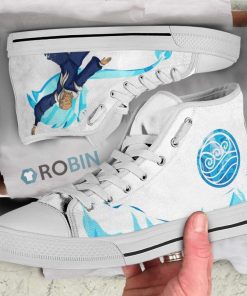Pakku Avatar The Last Airbender Anime Canvas High Top Shoes Pakku Avatar The Last Airbender Anime Canvas High Top Shoes