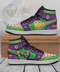 Piccolo Dragon Ball Custom JD 1 High Sneaker Boots Piccolo Dragon Ball Custom JD 1 High Sneaker Boots