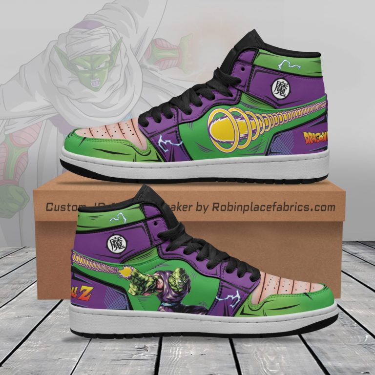 Piccolo Dragon Ball Custom JD 1 High Sneaker Boots