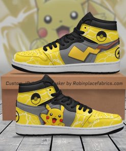Pikachu JD Sneakers Custom Pokemon Anime Shoes