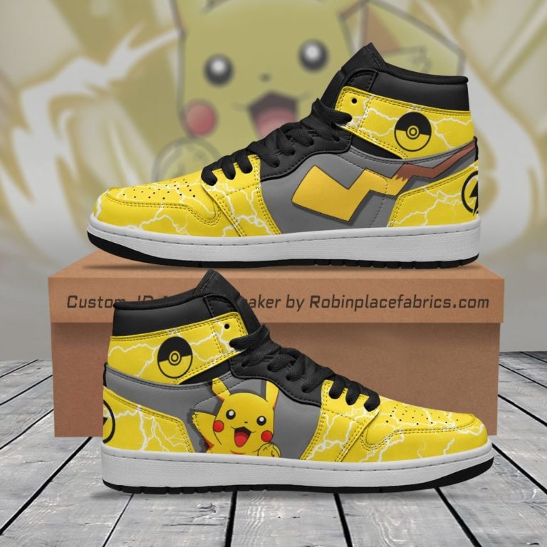 Pikachu JD Sneakers Custom Pokemon Anime Shoes