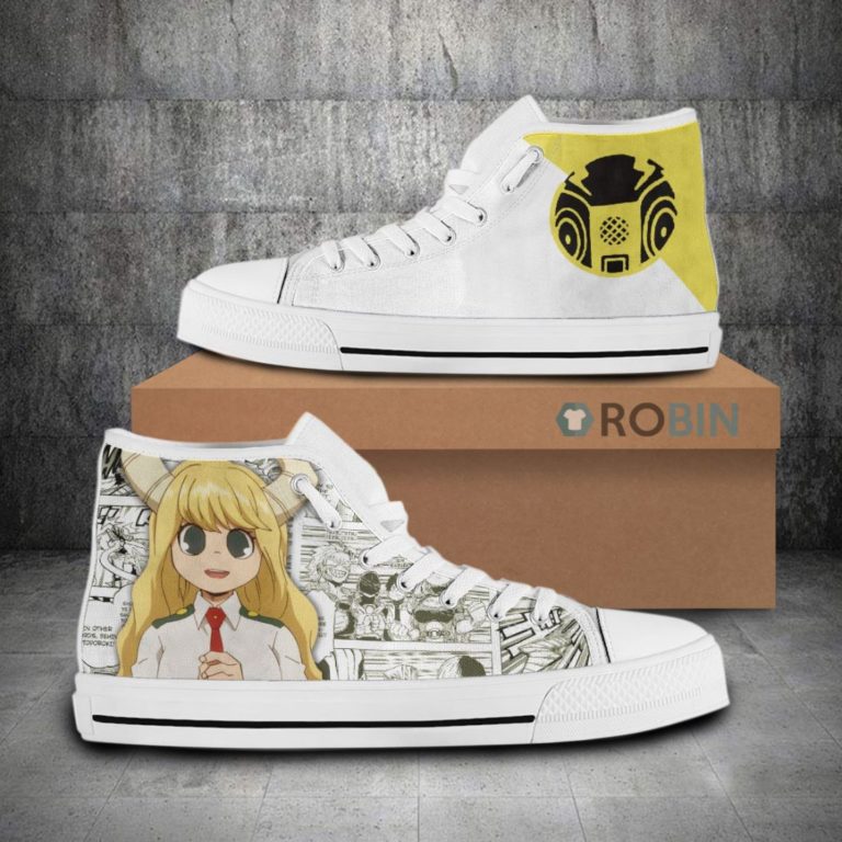 Pony Tsunotori My Hero Academia Anime Mixed Manga Style High Top Canvas Shoes
